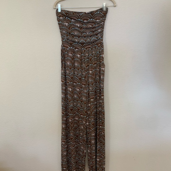 Freshine Strapless Wide Leg Palazzo Jumpsuit - Picture 5 of 15